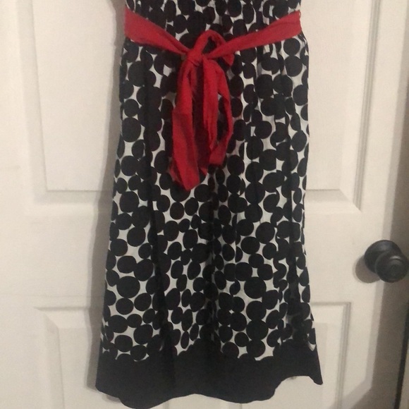 Motherhood maternity ladies dotted dress. - Picture 11 of 14